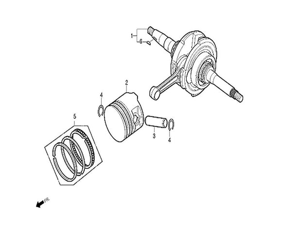 Italian Classic 150 – E-15 ENGINE ASSY&CARBURETOR – 13 - AIR TUBE CONNECTOR