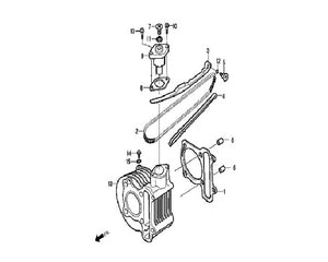 Italian Classic 150 – E-05 CHAIN / CYLINDER – 06 - DOWEL PIN 10X16