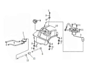 Italian Classic 150 – F-13 FUEL TANK – 03 - FUEL UNIT