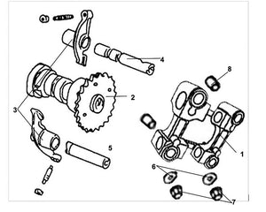 PCH 125 – E 04 Cam Shaft / Valve – 08 Dowel Pin 10 x14