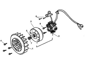 PCH 125 – E 08 Generator / Fly Wheel – 04 Flange Bolt 6x18