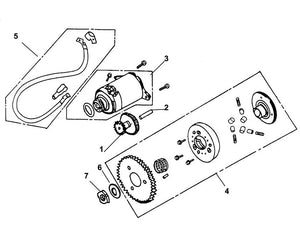 PCH 125 – E 10 Starter Motor / Clutch Outer – 06 Thrust Washer 22.2x31x2.5