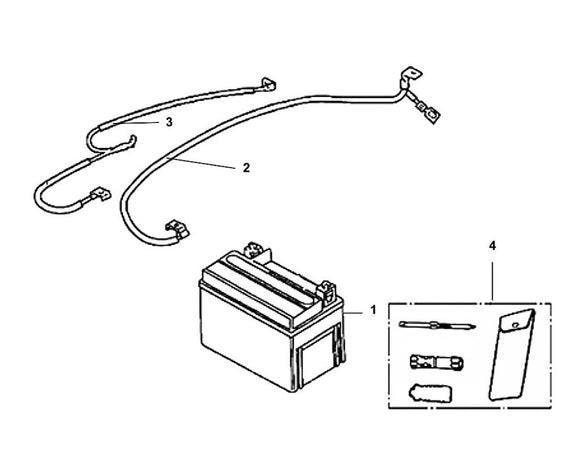 PCH 125 – F 14 Battery / Tool Box – 03 Earth Cable