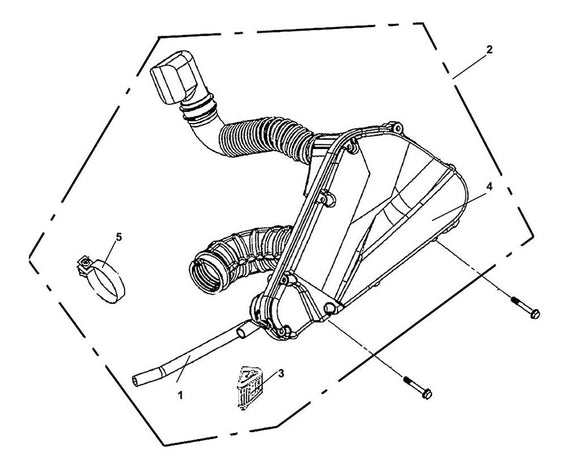 PCH 125 – F 15 Air Cleaner – 01 Breather Tube