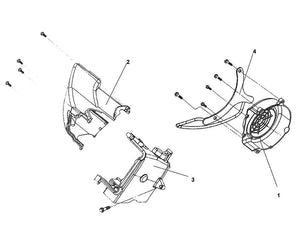PCH 200i – E 01 Shroud Assy – 02 Shroud A ASSY