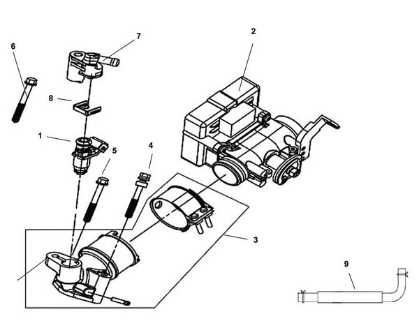 PCH 200i – E 14 ECU Set – 01 Fuel Injector