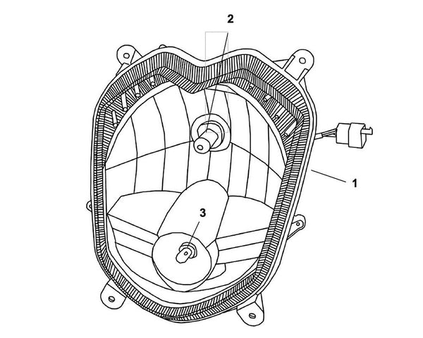 PCH 200i – F 01 Head Light – 01 Head Light Assy