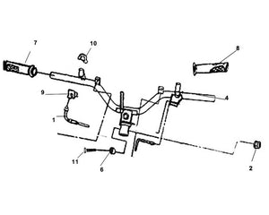 PCH 200i – F 03 Cable / Switch / Handle Lever – 09 Lower Throttle Housing