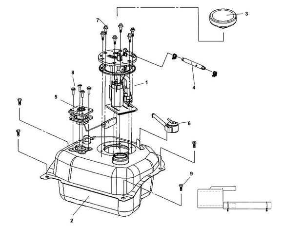 PCH 200i – F 13 Fuel Tank – 04 Fuel Tube