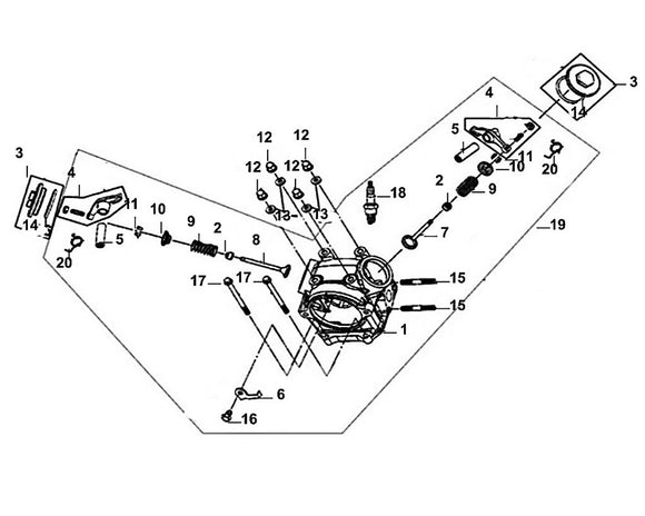 PCH 50 – E 02 Cylinder Head – 13 Sealing Washer 6MM