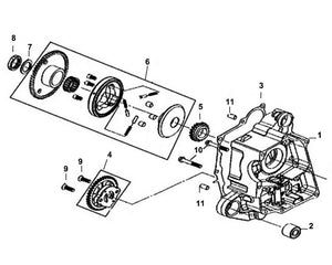 PCH 50 – E 04 R Crank Case & Oil Pump Assy – 04 Oil Pump ASSY.