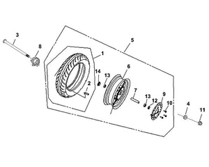 PCH 50 – F 10 Front Wheel – 08 SPDMT Gear Box ASSY