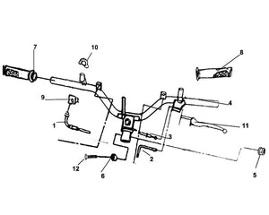 PCH 50 – F 03 Cable / Switch / Handle Lever – 11 L. STRG. Brake Lever