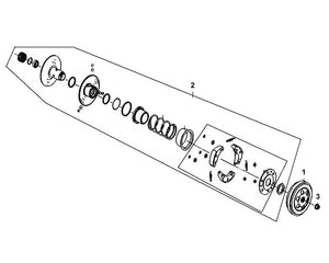 Soho 50 – E 10 Driven Pulley Assy – 03 Driven Pulley ASSY