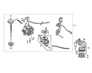 Soho 50 – E 14 Carburetor – 03 CARB. Insulator