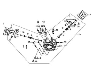 Soho 50 – E 02 Cylinder Head – 14 O-ring 41X2.6