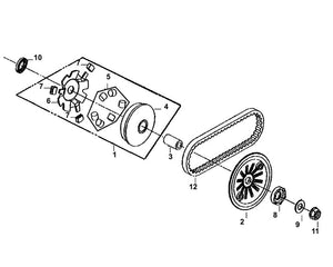 Soho 50 – E 09 Movable Drive Face Assy – 04 Movable Drive Face Comp