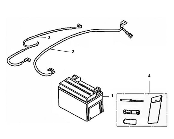 Soho 50 – F 14 Battery / Tool Box – 01 Battery ASSY (YTX7A-BS)