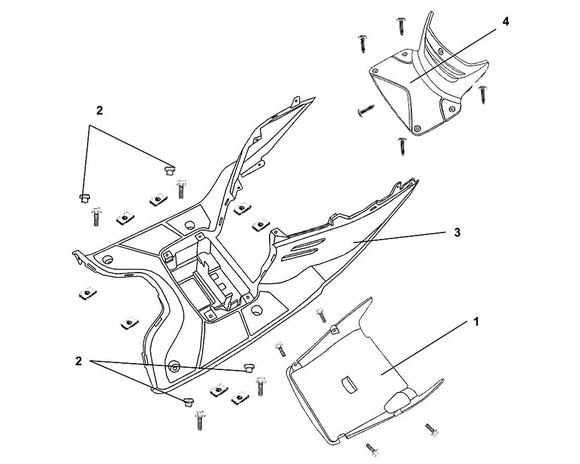 Soho 50 – F 07 Floor Panel / Center Cover – 03 Floor Panel